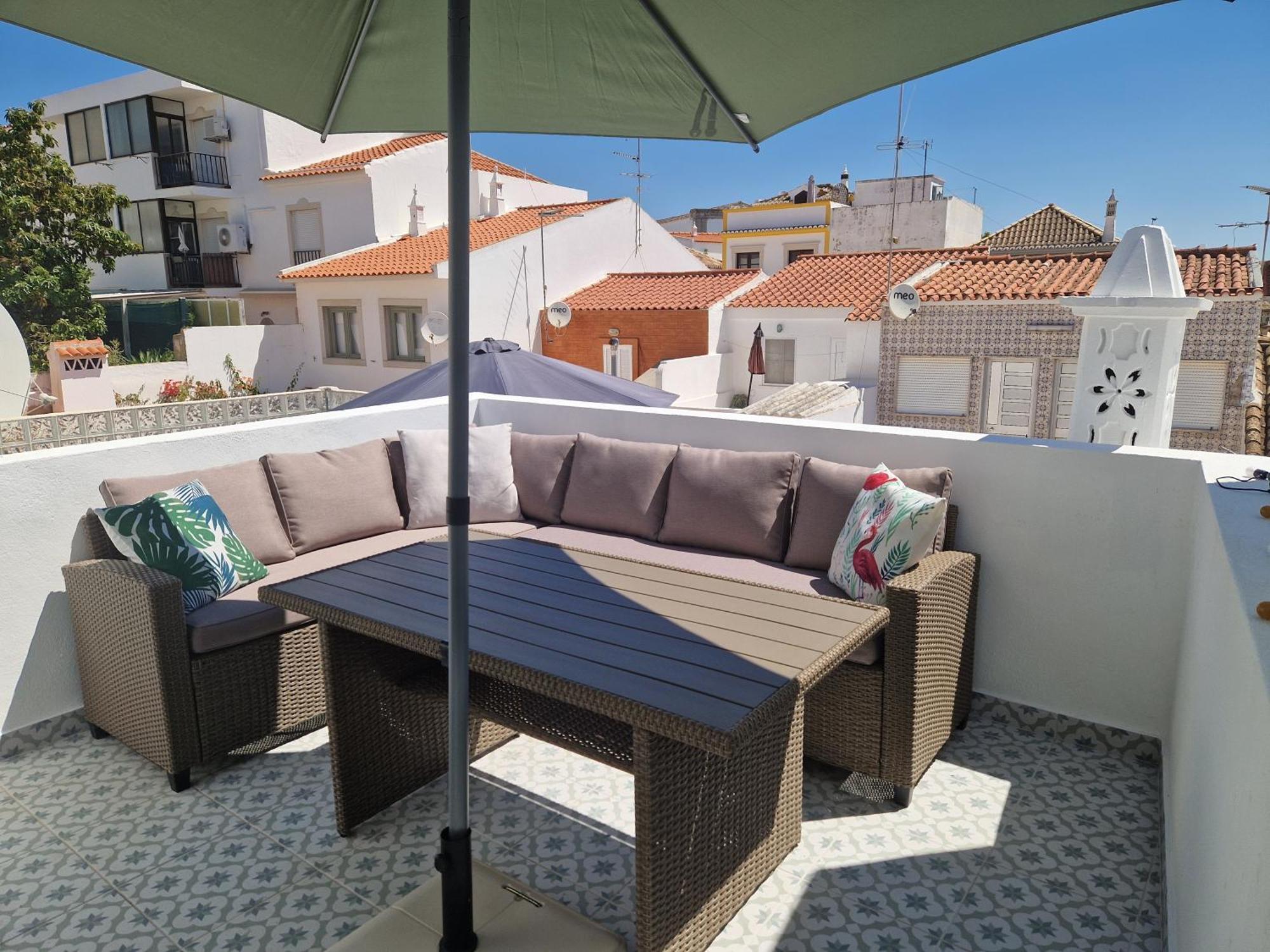 House With Private Roof Terrace In Centre Villa Tavira Exteriör bild